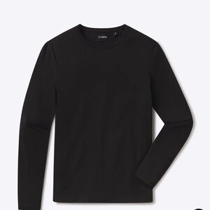 Cuts - Men's Black Long Sleeve Shirt - Medium